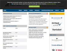 Tablet Screenshot of nachhaltiges-investment.org